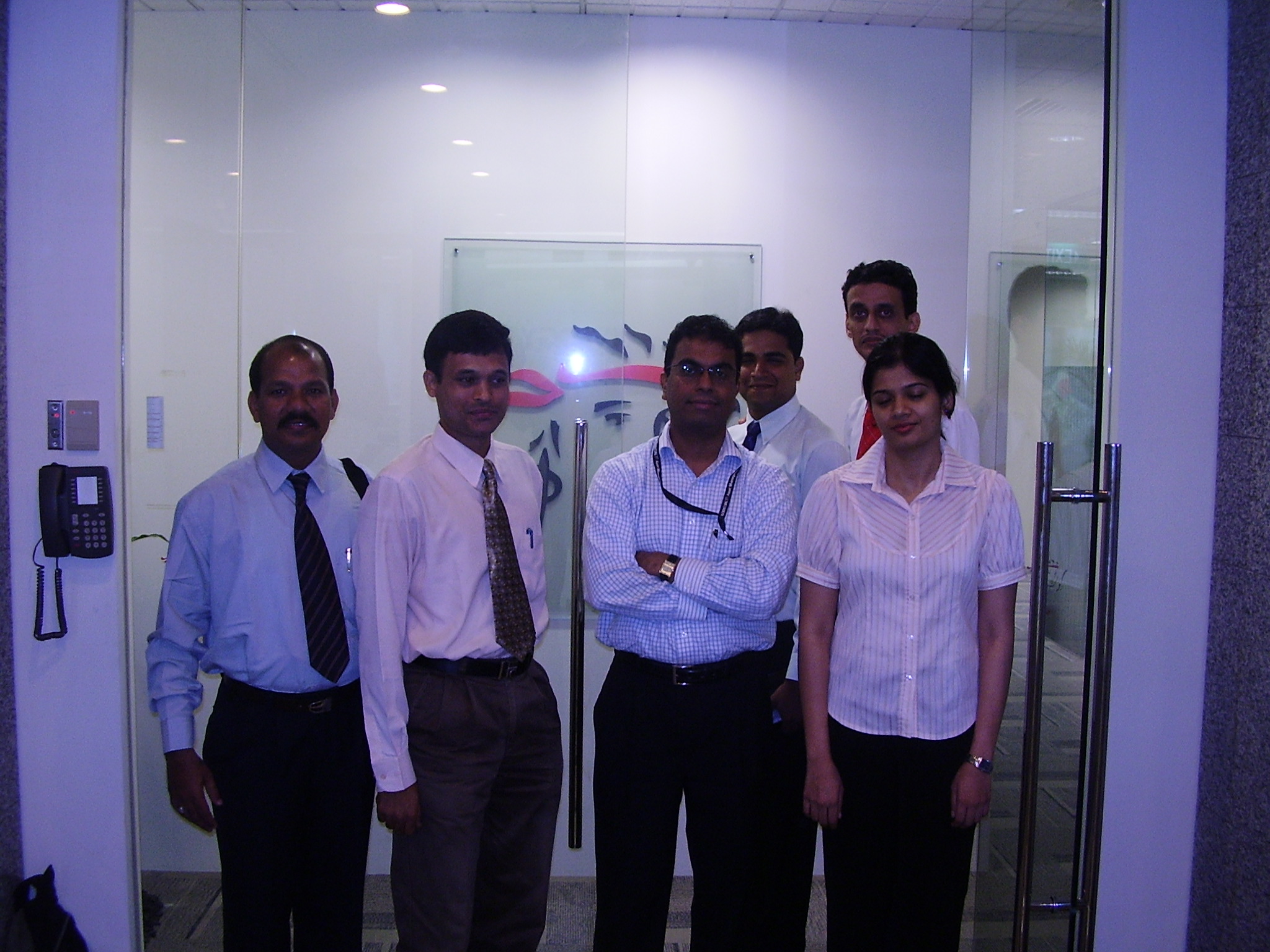 Visit to Prudential Office at Singapore – Aug 2007